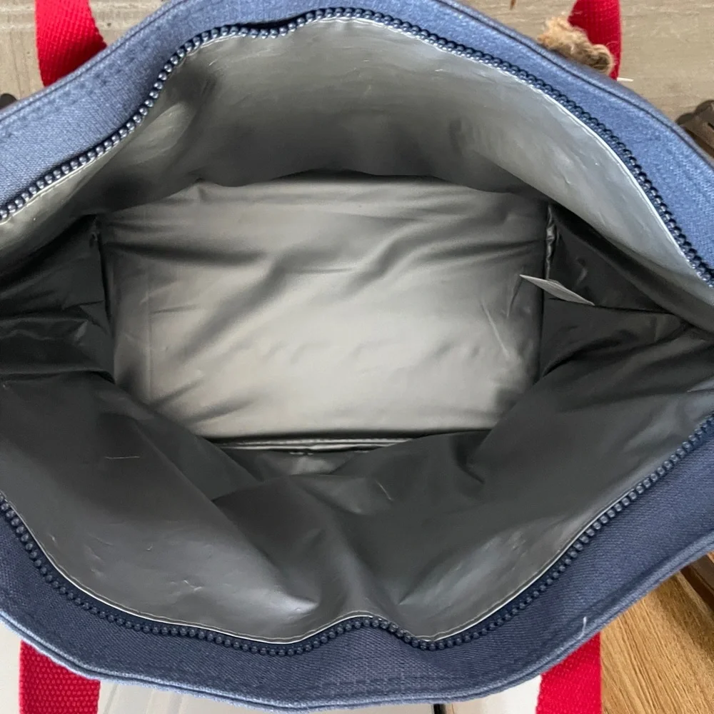 RAE DUNN Summer Love Watermelon Blue/Red Insulated Tote - Picture 13 of 13